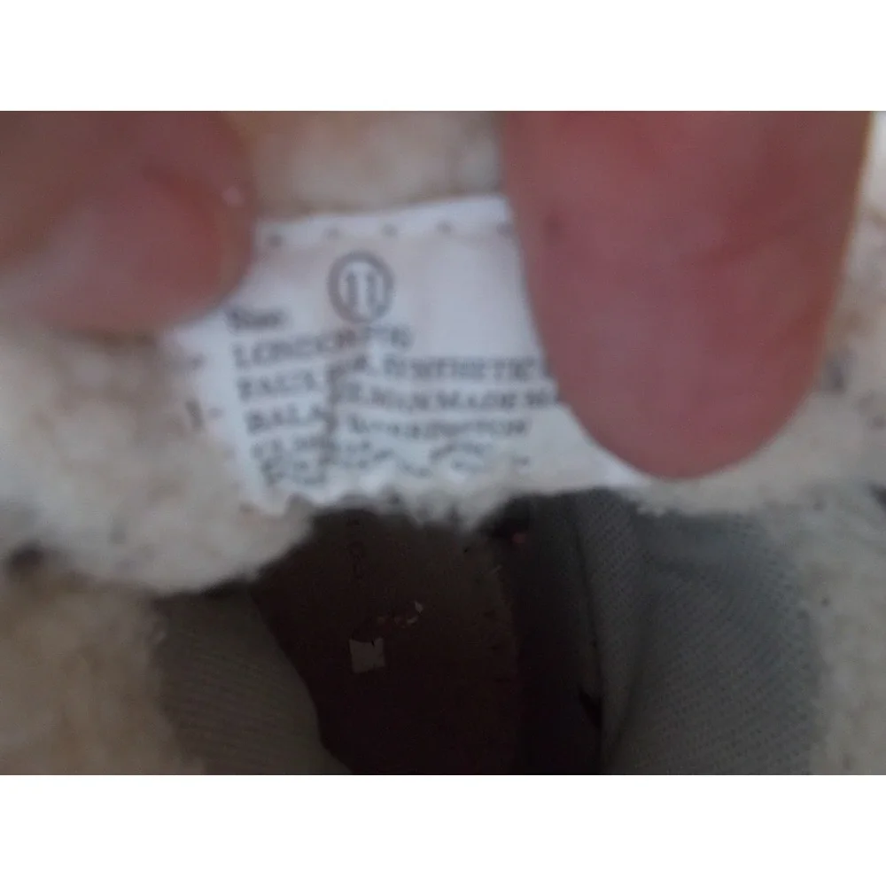 London Fog Kids Brown Tan Faux Shearling Lined Duck Boots Size 11
